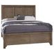 Cool Farmhouse Natural worm Gray King Panel Bed
