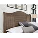 Cool Farmhouse Natural Gray King Sleigh Bed