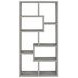 Theo Grey Driftwood 10 Shelf Bookcase