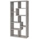 Theo Grey Driftwood 10 Shelf Bookcase