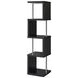 Baxter Black And Chrome Bookcase