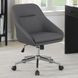 Jackman Grey Upholstered Office Chair