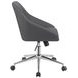 Jackman Grey Upholstered Office Chair