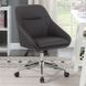 Jackman Brown Upholstered Office Chair