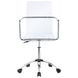 Amaturo Clear Acrylic Adjustable Office Chair