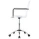 Amaturo Clear Acrylic Adjustable Office Chair