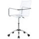 Amaturo Clear Acrylic Adjustable Office Chair