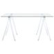 Amaturo Clear Acrylic Writing Desk