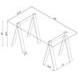 Amaturo Clear Acrylic Writing Desk