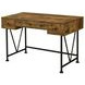 Analiese Antique Nutmeg and Black Writing Desk