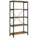 Analiese Antique Nutmeg and Black Bookcase