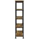 Analiese Antique Nutmeg and Black Bookcase