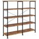Analiese Antique Nutmeg and Black Large Bookcase