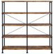 Analiese Antique Nutmeg and Black Large Bookcase