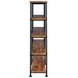 Analiese Antique Nutmeg and Black Large Bookcase