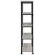 Analiese Gray Driftwood and Black 30" Bookcase