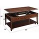 Malachi Walnut Rectangular Lift Top Cocktail Table