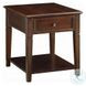Malachi Walnut Square End Table