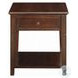 Malachi Walnut Square End Table