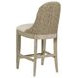 Boca Oyster Upholstered Woven Stool