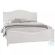 Cool Farmhouse Soft White Queen Sleigh Bed