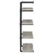 Elmcrest Black And Grey Driftwood 24" Wall Shelf