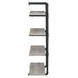 Elmcrest Black And Grey Driftwood 24" Wall Shelf
