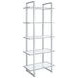 Hartford Chrome Bookcase