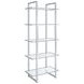 Hartford Chrome Bookcase