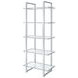 Hartford Chrome Bookcase