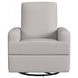 Trey Glider Stormy Gray Upholstered Rocker Power Recliner with USB Charging