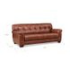 Langford Brandy Leather 84" Sofa