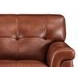 Langford Brandy Leather 84" Sofa