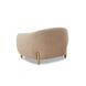 Lina Cafe Au Lait Performance Velvet Upholstered Accent Chair