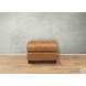 Baylor Cinnamon Leather Upholstered Rectangular Ottoman