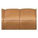 Baylor Cinnamon Leather Upholstered Rectangular Ottoman