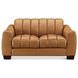 Baylor Cinnamon Brown Leather Living Room Set