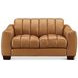 Baylor Cinnamon Brown Leather Living Room Set