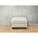 Montell Natural Leather Upholstered Rectangular Ottoman