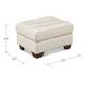 Montell Natural Leather Upholstered Rectangular Ottoman