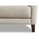 Elowen Vanilla Leather Upholstered Accent Chair