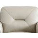 Elowen Vanilla Leather Upholstered Accent Chair
