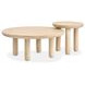 Sunset Cove Sanibel Brown Round Nesting Cocktail Table