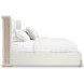 Beauty Sleep Woodland Gray Queen Upholstered Panel Bed