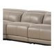 Ridgeway Gray Shark Leather Modular Zero Gravity Power Reclining Sectional with Power Headrest
