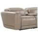 Ridgeway Gray Shark Skin Leather 6 Piece Power Reclining Sectional