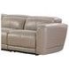 Ridgeway Gray Shark Skin Leather 6 Piece Power Reclining Sectional
