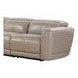 Ridgeway Gray Shark Leather Modular Zero Gravity Power Reclining Sectional with Power Headrest