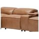 Uptown Tan Husk Leather 6 Piece Power Reclining Sectional