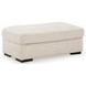 Cloverview Linen Upholstered Rectangular Ottoman